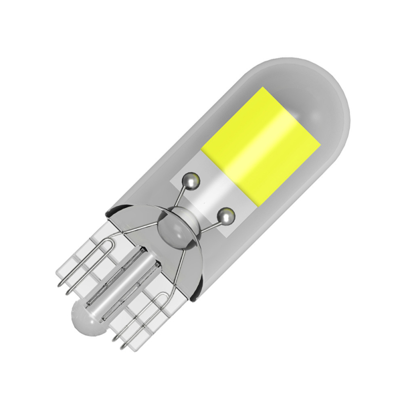 T10 LED COB numura zīmju apgaismojums, 12-13.5V DC, 1.2W, 150 lm, IP68