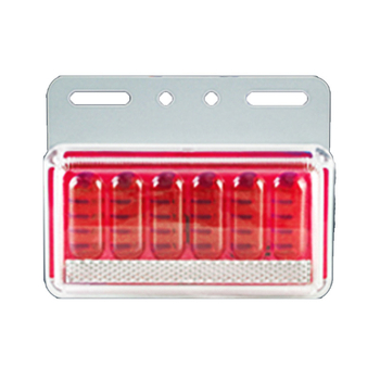 LED sānu gaisma kravas automašīnai un piekabei, 12/24V, 8W, IP68, 13.5×10.5 cm