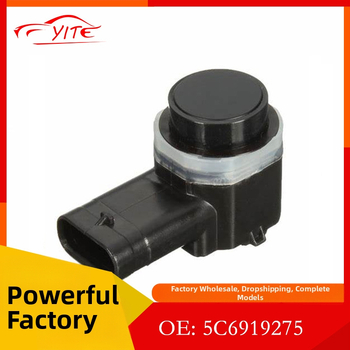 PDC parkavimo jutiklis VW Audi (8 jutiklių; 12V įtampa; signalo sirena; modelis 5C6919275)