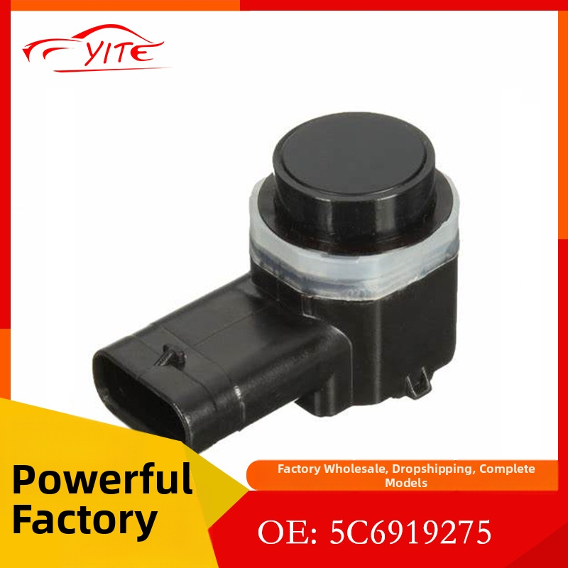 PDC parkavimo jutiklis VW Audi (8 jutiklių; 12V įtampa; signalo sirena; modelis 5C6919275)