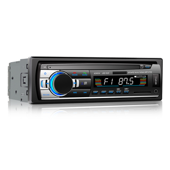 Player MP3 auto cu Bluetooth și radio FM, alimentare 12V, interfață ISO, modelul 520, slot pentru card, fără memorie internă