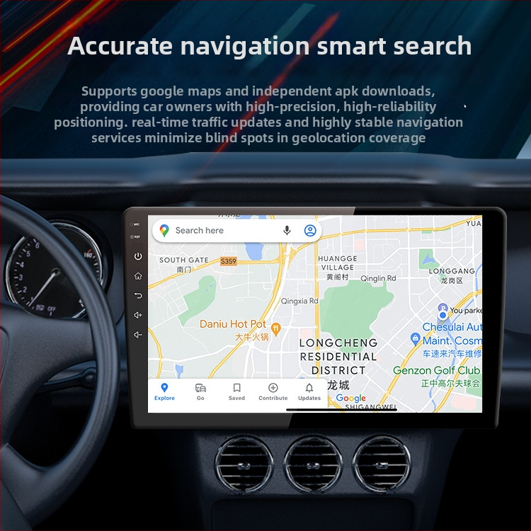Android-auto navigatsiooniseade TFT-ekraaniga 7–10 tolli, 12V toiteallikas, 4x55W väljund, universaalne ühilduvus