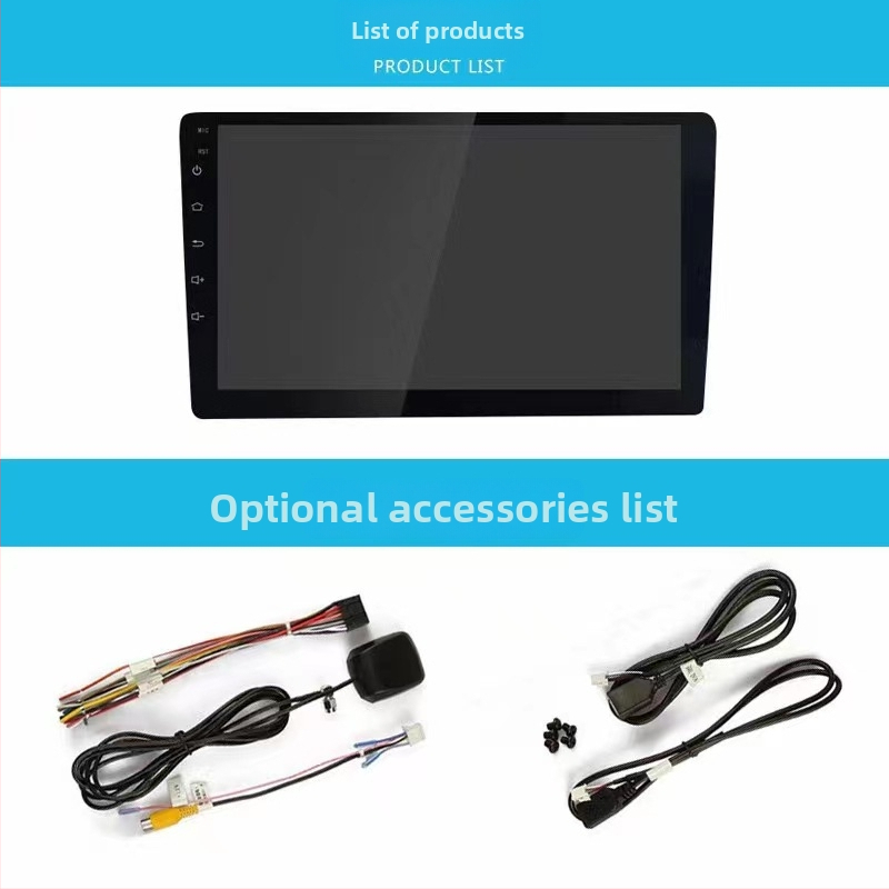 Sistem navigare Android compatibil CarPlay pentru mașină, ecran IPS, alimentare 12V DC, ieșire 4x45W, compatibilitate universală, carcasă din plastic cu PCB
