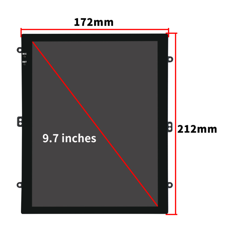 Unitate principală Android pentru mașină cu ecran vertical, navigație și redare video pentru vedere în spate, alimentare 12V