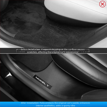 Tesla Model Y durvju sliekšņa aizsargs - 2019–2024, automātiskā transmisija