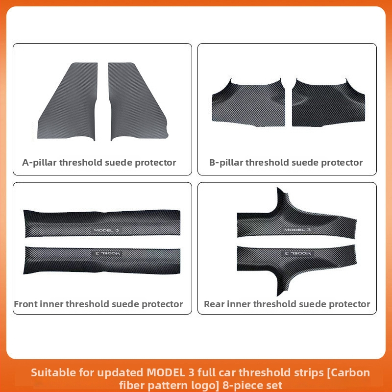 Tesla Model Y durvju sliekšņa aizsargs - 2019–2024, automātiskā transmisija