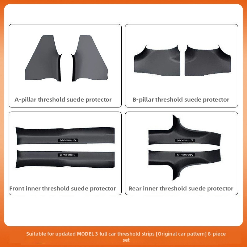 Tesla Model Y durvju sliekšņa aizsargs - 2019–2024, automātiskā transmisija