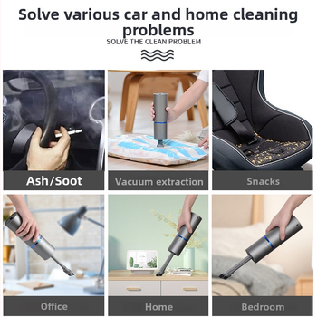 BAIMORE/Hundred Demons Belaidė automobilinė mini dulkių siurblys, 80W, 4500 Pa, 26 000–29 000 rpm, 5V įkrovimas