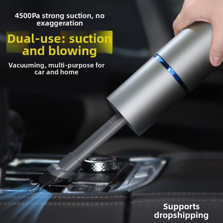 BAIMORE/Hundred Demons Belaidė automobilinė mini dulkių siurblys, 80W, 4500 Pa, 26 000–29 000 rpm, 5V įkrovimas