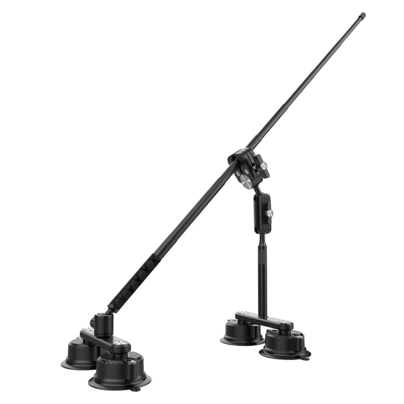 Montură auto pentru cameră Insta360 – kit pentru filmări din perspectiva celui de-al treilea, aliaj de aluminiu, model K01-2TC, compatibil cu Insta360 X4/X3/X2/X/GO 3/ONE RS