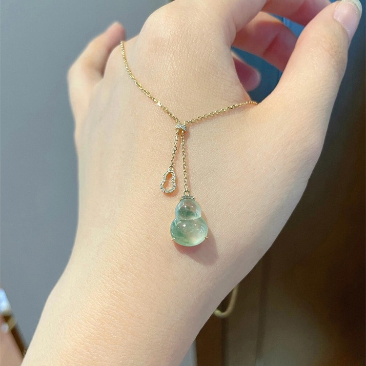 Colier din cupru cu lanț încrucișat, pandantiv din rășină, electroplacare, stil lux lejer, pentru femei