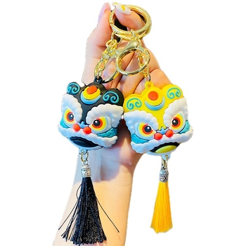 PVC privjesak za auto s motivom karikaturalnog lava plesa u kineskom stilu