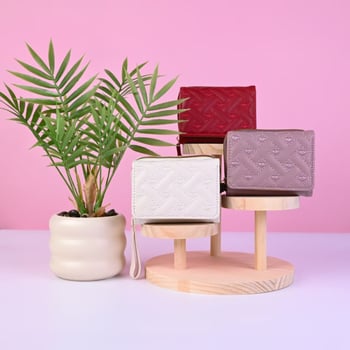 Mündi rahakott PU materjalist, vabaaja reisistiilile, naistele, laiendusfunktsioon