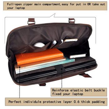 PU bőr tabletatáska, zip-zárású üzleti kézitáska, laptop-zseb, lopás elleni védelem, uniszex