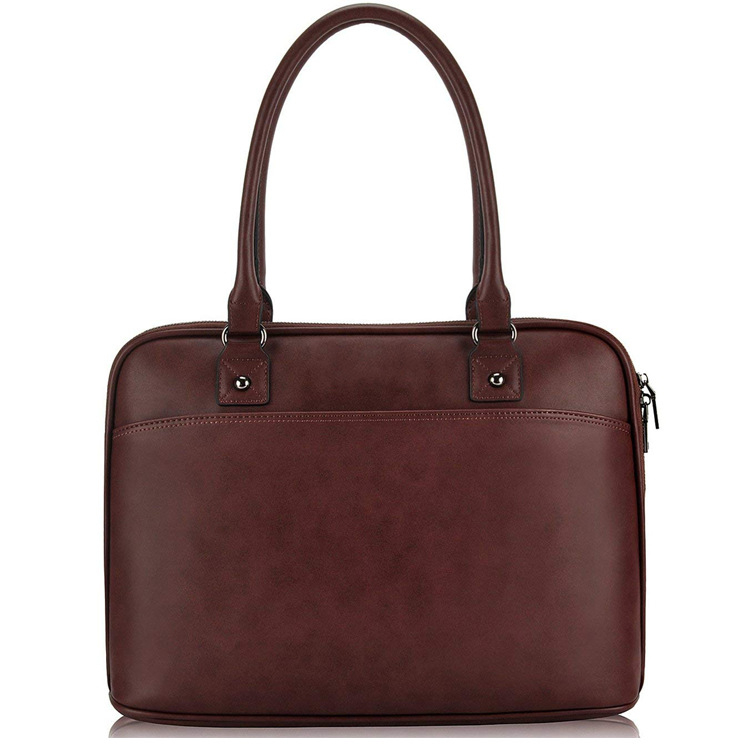 PU bőr tabletatáska, zip-zárású üzleti kézitáska, laptop-zseb, lopás elleni védelem, uniszex