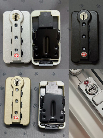 Ключалка TSA-006 за багаж, ABS материал, аксесоар за багаж, пролет 2024