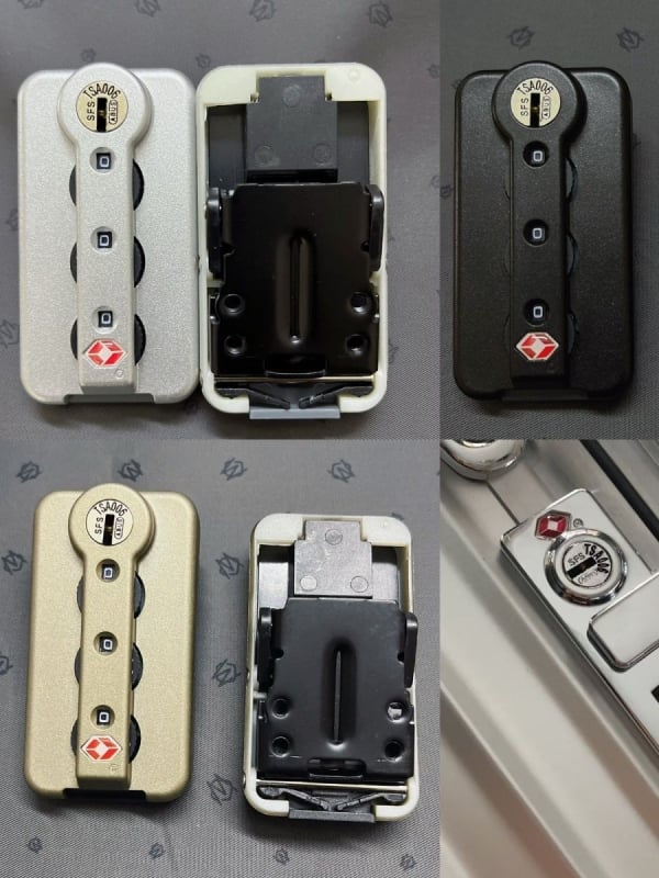 Ключалка TSA-006 за багаж, ABS материал, аксесоар за багаж, пролет 2024