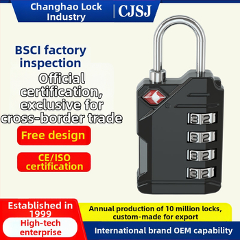 TSA bagāžas slēdzene ar 4 ciparu paroli, cinka sakausējums, modelis TSA561