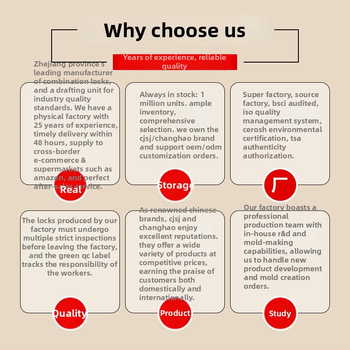 TSA bagāžas slēdzene ar 4 ciparu paroli, cinka sakausējums, modelis TSA561