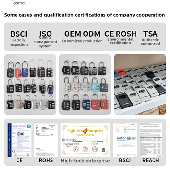 TSA bagāžas slēdzene ar 4 ciparu paroli, cinka sakausējums, modelis TSA561