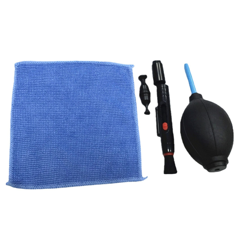 Yilufa DSLR valymo rinkinys su objektyvo valymo rašikliu, oro pūtiku ir objektyvo servetėlė