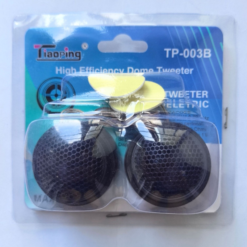 Automašīnas augstfrekvences skaļrunis 003B, pretestība 4 Ω, spriegums 12 V, jauda 2 W, frekvences atbilde 22 kHz