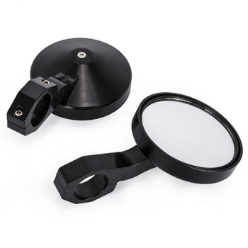 Oglindă retrovizoare rotundă pentru UTV – CNC, geam sferic, capac din aliaj de aluminiu, model Xc-cx-37