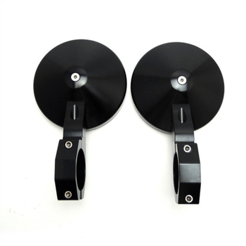 Oglindă retrovizoare rotundă pentru UTV – CNC, geam sferic, capac din aliaj de aluminiu, model Xc-cx-37