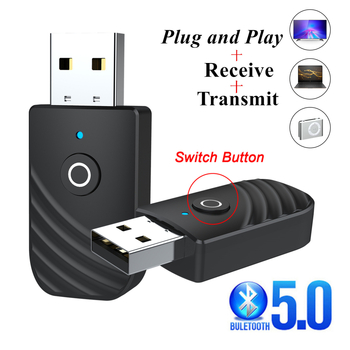 Bluetooth 5.0 audio prijemnik-emitator USB adapter 3-u-1 za TV, PC i auto (SY319) – Plug and Play