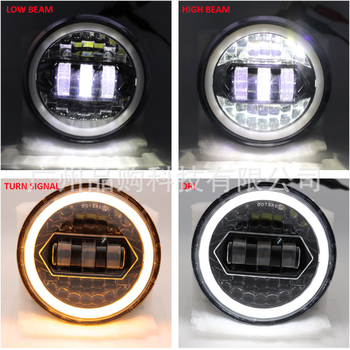 LED προβολέας για μοτοσικλέτα Harley – κράμα αλουμινίου, IP67, 3000 lm, 10–60V, 2A