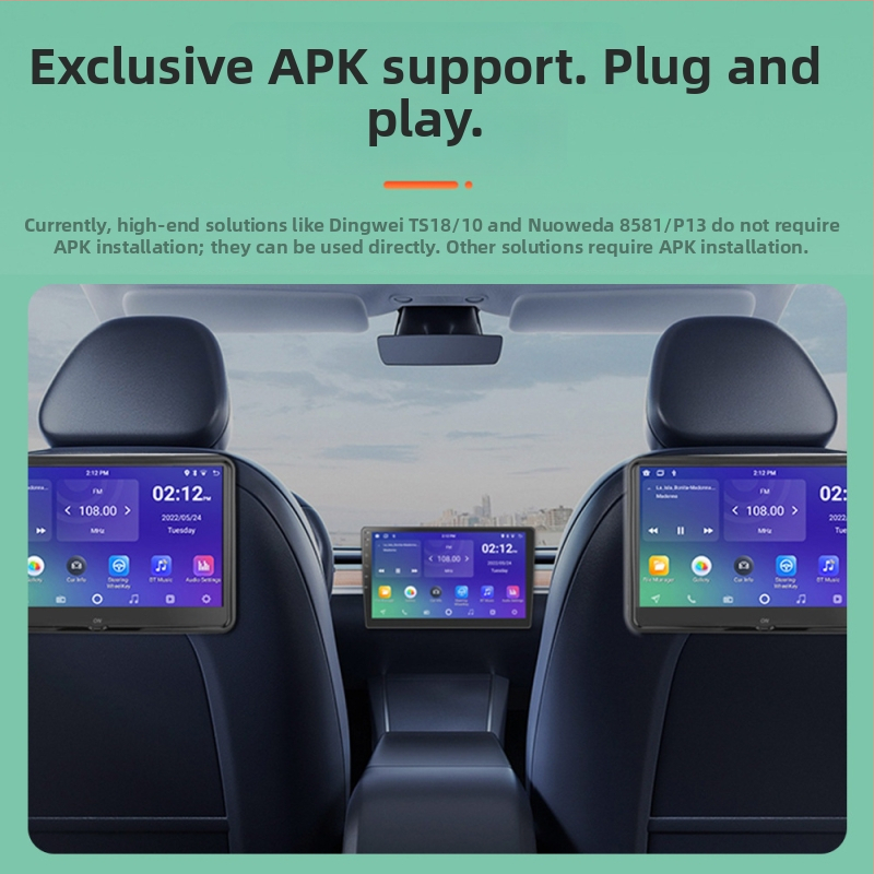 Universaalne Android USB→CVBS auto video konverter tagumisele istmele monitorile, TH99USB, SEMAITU, 12V toide