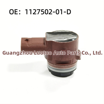 Tesla saderīgs reversā radara zondes sensors — 4 zondes, 12V barošana, detekcijas diapazons 1,5–1,8 m, skaņas signāls, modelis 1127502-01-D/112750201D