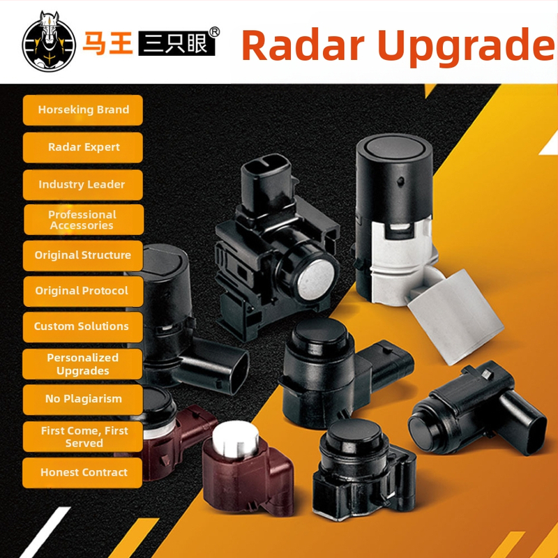 MR587688 Atpakaļgaitas radara sensors Mitsubishi Outlander, Grandis un Pajero – 4 sensori, 12V, displejs uz oriģinālā instrumentu paneļa