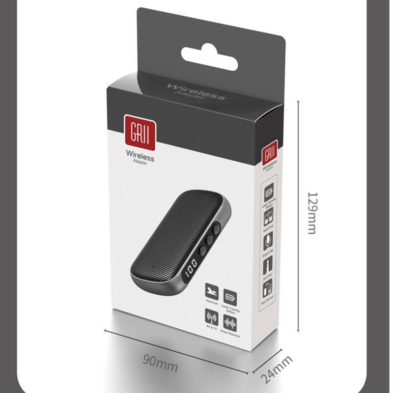 GR11 Bluetooth 5.3 prijemnik i predajnik, 2-u-1, 3.5mm AUX, Plug-and-Play, bez vanjskog napajanja, doseg 10 m
