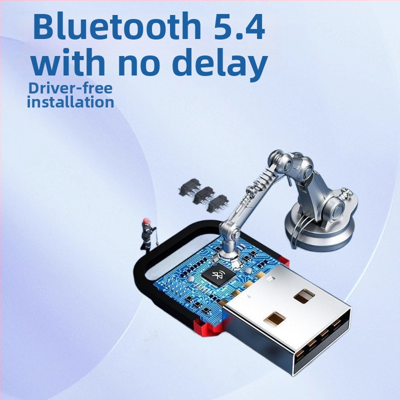 USB Bluetooth adapter za računalo – Plug-and-Play, Bluetooth 2.2, USB sučelje, audio prijemnik/prijenosnik, domet 20 m