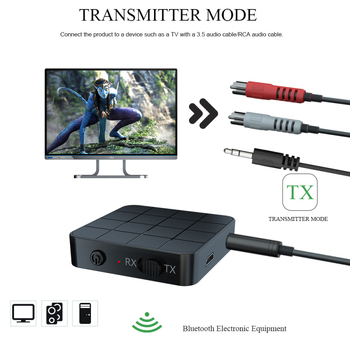 KN321 Bluetooth 5.0 audio predajnik i prijemnik AUX Plug-and-Play domet 10 m