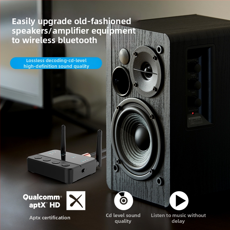 YK-69 Bluetooth 5.2 2-u-1 prijemnik-emitiranje s optičkim sučeljem, Plug-and-Play, vanjsko napajanje