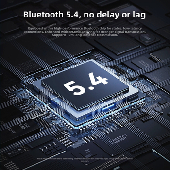 Автомобилен Bluetooth предавател с 3.5mm интерфейс, Bluetooth 5.4, plug-and-play, с външно захранване, обхват до 10 м.