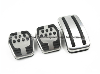 Nerūsējošā tērauda gāzes un bremžu pedāļu komplekts Ford Focus (2010–2017)