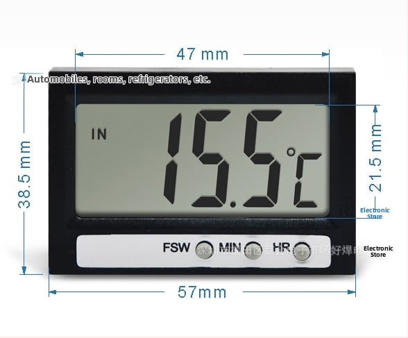 Termometar za prostoriju, marka Easy to use, podrijetlo Kina, nije uvezen