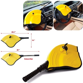 Заключване на волана за автомобил, против кражба, разтегателно и регулируемо, здрав метален корпус, модели Yh1956, Yh1486, Yh2064, Yh1849, Yh1179