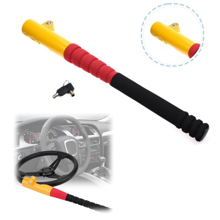 Заключване на волана за автомобил, против кражба, разтегателно и регулируемо, здрав метален корпус, модели Yh1956, Yh1486, Yh2064, Yh1849, Yh1179