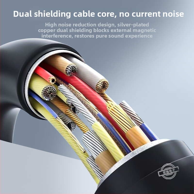 Apple į 3,5 mm mikrofono garso kabelį, auksu padengtas, grynojo vario branduolys, modelis E277