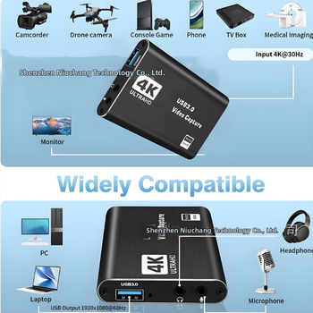 USB 3.0 video uztveres karte NK-S41 – 4K/1080P, USB interfeiss, saderīga ar visām OS, OEM pieejams, 1 gada garantija