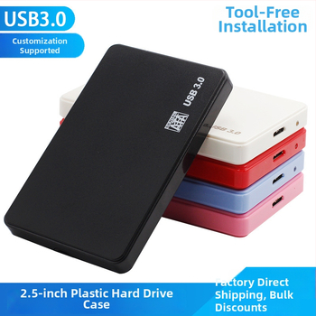 Carcasă externă pentru hard disk USB 3.0, plastic ABS, suport până la 2TB