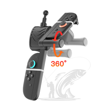 Grip za ručicu za ribolov za Nintendo Switch 2. generaciju Joy-Con, model HBS-2837, ABS materijal, pakiranje 1 kom, pojednostavljena verzija