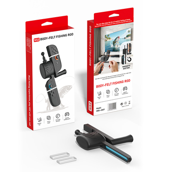 Grip za ručicu za ribolov za Nintendo Switch 2. generaciju Joy-Con, model HBS-2837, ABS materijal, pakiranje 1 kom, pojednostavljena verzija