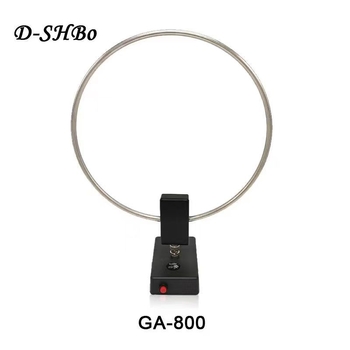 GA800 Antenă de scurtă undă – antenă circulară activă, mică antenă circulară, 10 kHz–159 MHz, câștig 20 dBi