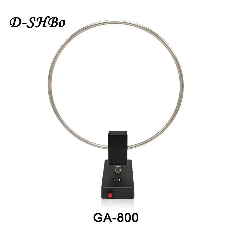 GA800 Antenă de scurtă undă – antenă circulară activă, mică antenă circulară, 10 kHz–159 MHz, câștig 20 dBi