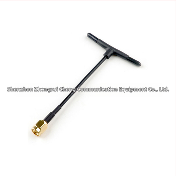 Antena de transmisie ExpressLRS 2.4 GHz, tip T omnidirecțional, model zrc-hfpv07, câștig 1.7, impedanță 50 Ω